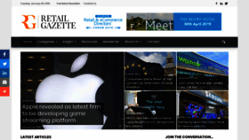 What Retailgazette.co.uk website looked like in 2019 (5 years ago)