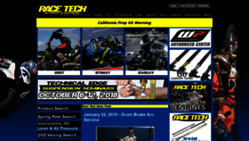 What Racetech.com website looked like in 2019 (5 years ago)