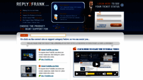 What Reply2frank.com website looked like in 2019 (5 years ago)