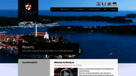 What Rovinj.co website looked like in 2019 (5 years ago)