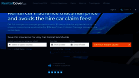 What Rentalcover.com website looked like in 2019 (5 years ago)