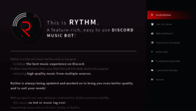 What Rythmbot.co website looked like in 2019 (6 years ago)