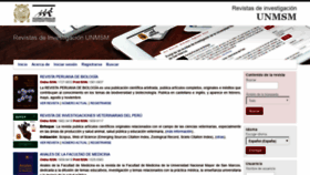 What Revistasinvestigacion.unmsm.edu.pe website looked like in 2019 (5 years ago)