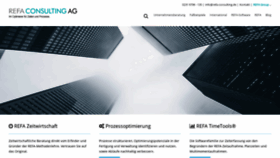 What Refa-consulting.de website looked like in 2019 (5 years ago)