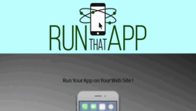What Runthatapp.com website looked like in 2019 (5 years ago)
