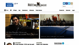 What Record-eagle.com website looked like in 2019 (5 years ago)