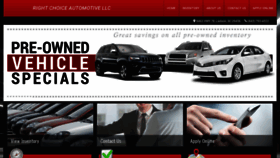 What Rightchoiceautomotive.biz website looked like in 2019 (5 years ago)