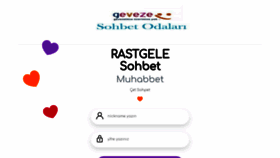 What Rastgelesohbet.com website looked like in 2019 (5 years ago)