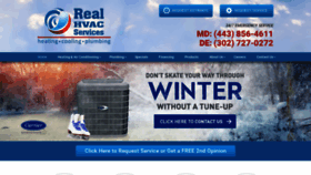 What Realhvacservices.com website looked like in 2019 (5 years ago)
