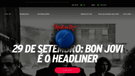 What Rockinrio.com website looked like in 2019 (5 years ago)