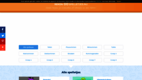 What Rekenspelletjes.nu website looked like in 2019 (5 years ago)