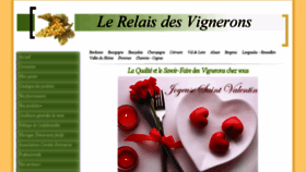 What Relaisdesvignerons.com website looked like in 2019 (6 years ago)