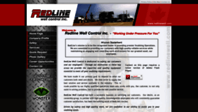 What Redlinewell.com website looked like in 2019 (5 years ago)