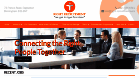 What Right-recruitment.com website looked like in 2019 (5 years ago)