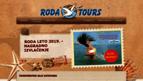 What Rodatours.rs website looked like in 2019 (5 years ago)