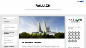 What Ralu.ch website looked like in 2019 (5 years ago)