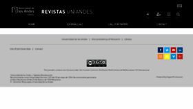 What Revistas.uniandes.edu.co website looked like in 2019 (5 years ago)