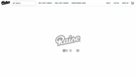 What Raise.com website looked like in 2019 (5 years ago)