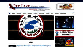 What Redlakenationnews.com website looked like in 2019 (5 years ago)