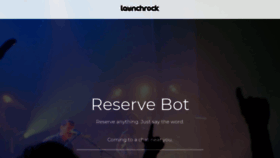 What Reservebot.com website looked like in 2019 (5 years ago)