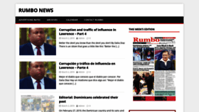 What Rumbonews.com website looked like in 2019 (5 years ago)
