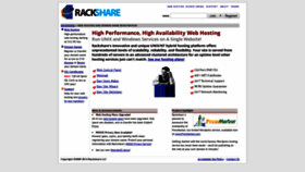 What Rackshare.com website looked like in 2019 (5 years ago)