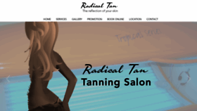 What Radicaltansalon.com website looked like in 2019 (5 years ago)