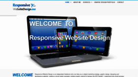What Responsivewebsitedesign.me website looked like in 2019 (5 years ago)