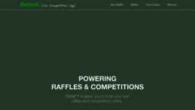 What Raffall.com website looked like in 2019 (5 years ago)