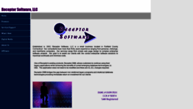 What Receptorsoftware.com website looked like in 2019 (5 years ago)