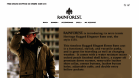 What Rainforest.com website looked like in 2019 (5 years ago)