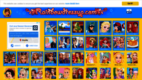 What Rainbowdressup.com website looked like in 2019 (5 years ago)