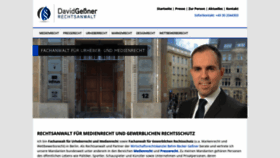 What Rechtsanwalt-gessner-berlin.de website looked like in 2019 (5 years ago)