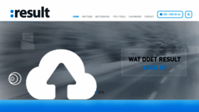 What Result.nl website looked like in 2019 (5 years ago)