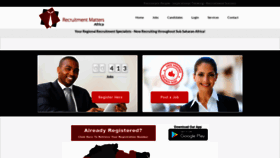 What Recruitmentmattersafrica.com website looked like in 2019 (5 years ago)