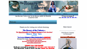What Rosaryoftheunborn.eu website looked like in 2019 (5 years ago)