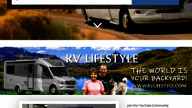 What Rvlifestyle.com website looked like in 2019 (5 years ago)