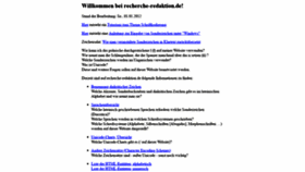 What Recherche-redaktion.de website looked like in 2019 (5 years ago)
