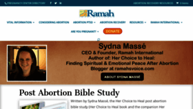 What Ramahinternational.org website looked like in 2019 (5 years ago)