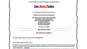 What Roter-faden.de website looked like in 2019 (5 years ago)
