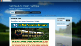 What Railroadair.blogspot.com website looked like in 2019 (5 years ago)