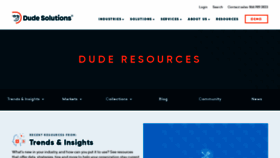 What Resources.dudesolutions.com website looked like in 2019 (5 years ago)