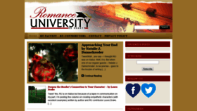What Romanceuniversity.org website looked like in 2019 (5 years ago)