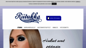 What Riitukka.fi website looked like in 2019 (5 years ago)