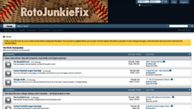 What Rotojunkiefix.com website looked like in 2019 (5 years ago)