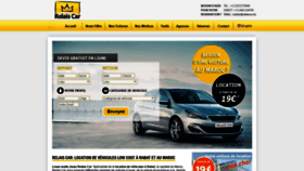 What Relaiscar.ma website looked like in 2019 (5 years ago)