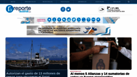 What Reporteaustral.com.ar website looked like in 2019 (5 years ago)