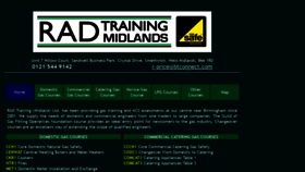 What Radmidlands.co.uk website looked like in 2019 (5 years ago)
