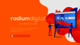 What Radiumdigital.ma website looked like in 2019 (5 years ago)