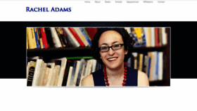 What Racheladams.net website looked like in 2019 (5 years ago)